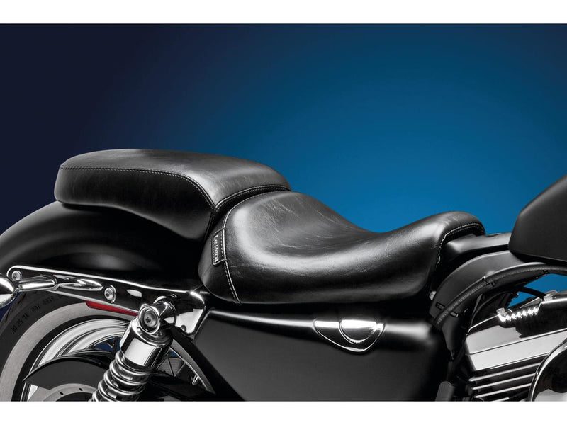 Bare Bones Pillion Pad Smooth Black Vinyl For 10-20 Sportster