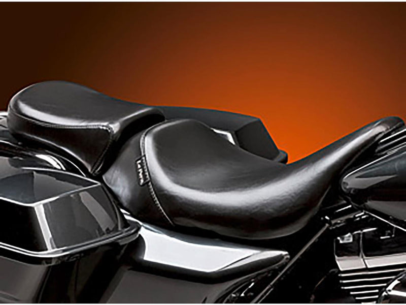 Bare Bones Gel Pillion Pad Smooth Black Vinyl For 08-23 Touring