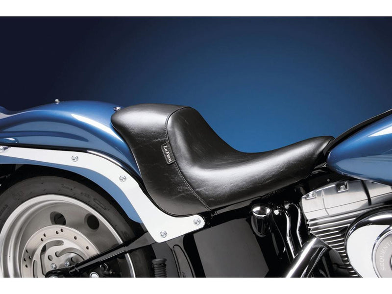 Bare Bones Up Front Smooth Seat With Biker Gel Black Vinyl