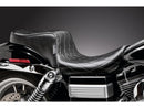 Cherokee Seat Diamond Stitch Black Vinyl For 06-17 Dyna