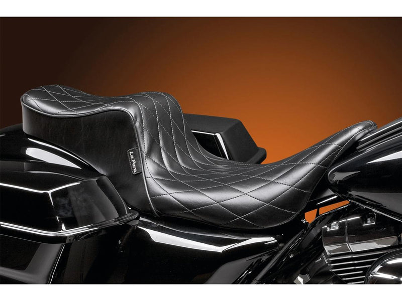 Cherokee Seat Diamond Stitch Black Vinyl For 08-23 Touring