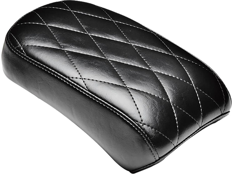 Bare Bones Pillion Pad Diamond Stitch Black Vinyl For 11-12 FXS, 12, 14-15 FLS