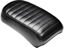 Bare Bones Pillion Pad Pleated Stitch Black Vinyl For 84-99 Softail
