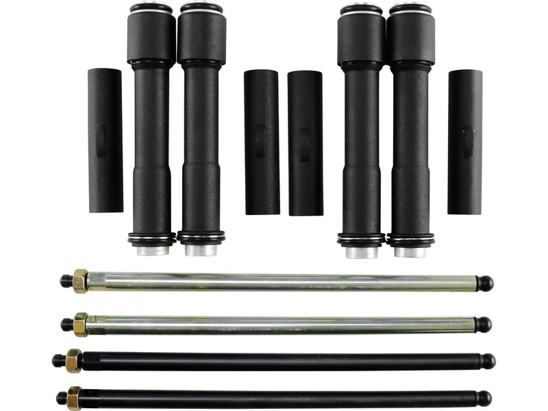 Big Twin Evolution Adjustable Pushrod Kit Black