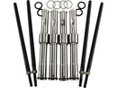 Twin Cam 88-113 Chrome Adjustable Pushrod Kit