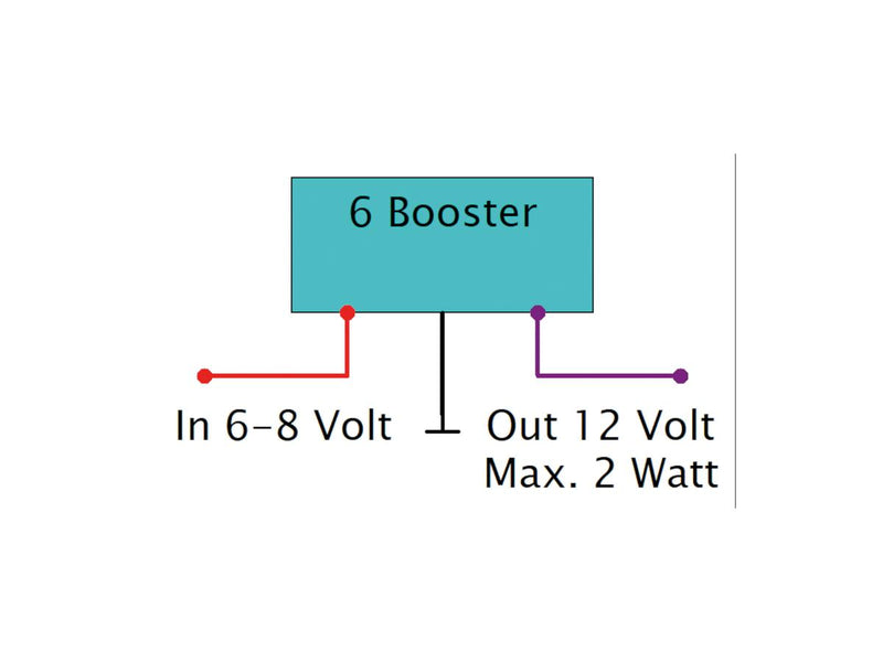 6 Booster 6V To 12 V Converter