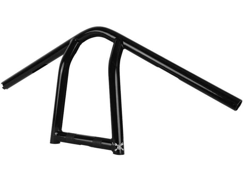 Jim Bar Handlebar Black Powder Coated 1" Throttle By Wire - 11 Inch