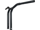 Dominator Raked Bar Handlebar Gloss Black - 14 x 1 1/4"