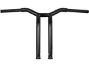 Dominator Raked Bar Handlebar Gloss Black - 14 x 1 1/4"