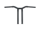Dominator Raked Bar Handlebar Black 1 1/4" Satin - 14 Inch