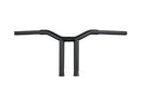 Dominator Straight Bar Handlebar Satin Black - 10 x 1 1/4 Inch