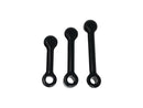 Billet Aluminum Tank Lift Kit Lift Sportster Black Powder Coated - 2.5 Inch