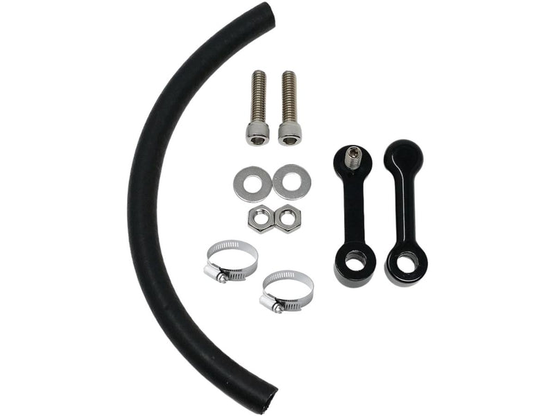 Billet Aluminum Tank Lift Kit Lift Softail Black Powder Coated - 2 Inch