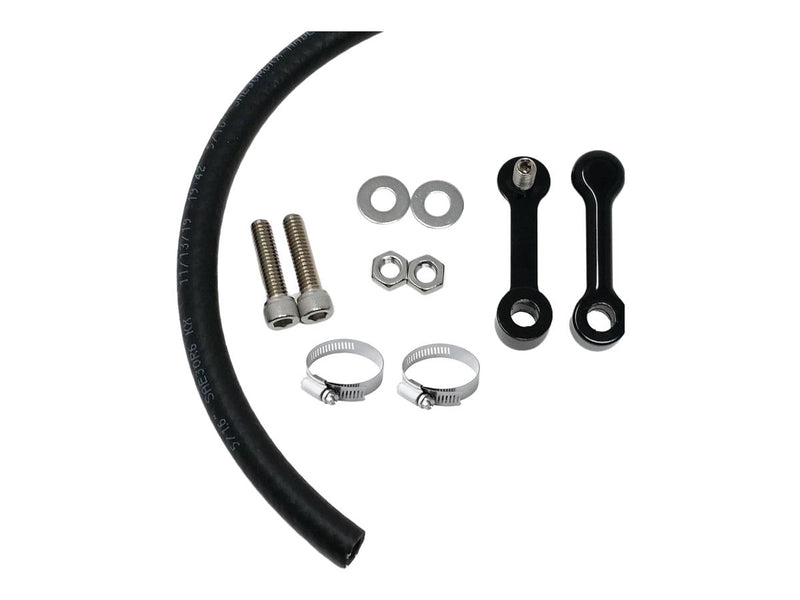 Billet Aluminum Tank Lift Kit Lift Touring Black Powder Coated - 2.5 Inch
