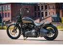 Genuine Leather Solo Seat For Thunderbike Steel Fender 200/18 Inch & OE Tank Narrow Frame Models Black