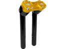 Clubstyle Pullback Risers With Gold Clamp Black - 1 Inch x 10 Inch
