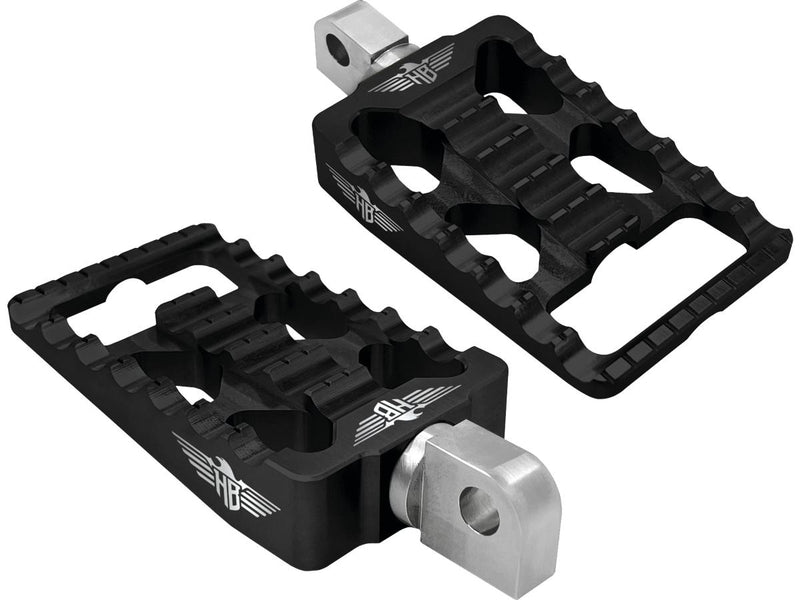 MX V1 Driver Mount Foot Pegs Black Anodized