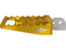 MX V1 Driver Mount Foot Pegs Gold Anodized