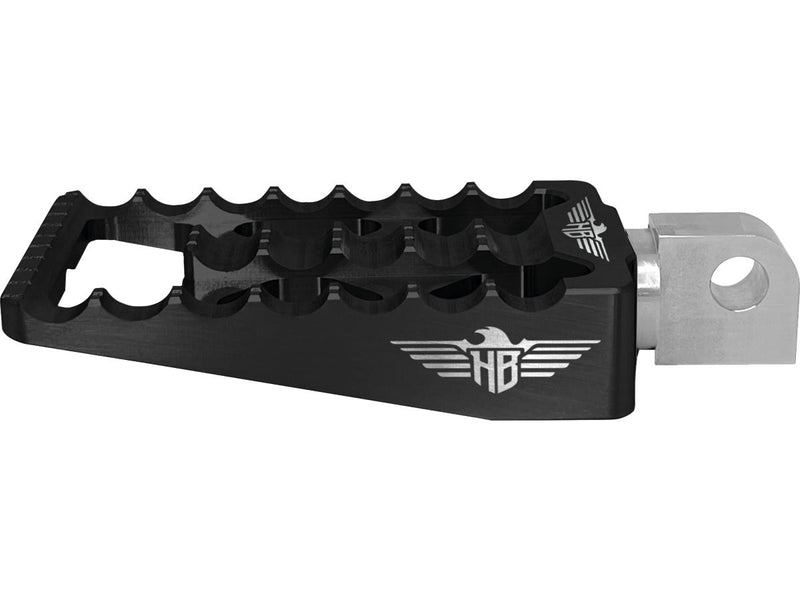 MX V1 Passenger Mount Foot Pegs Black Anodized