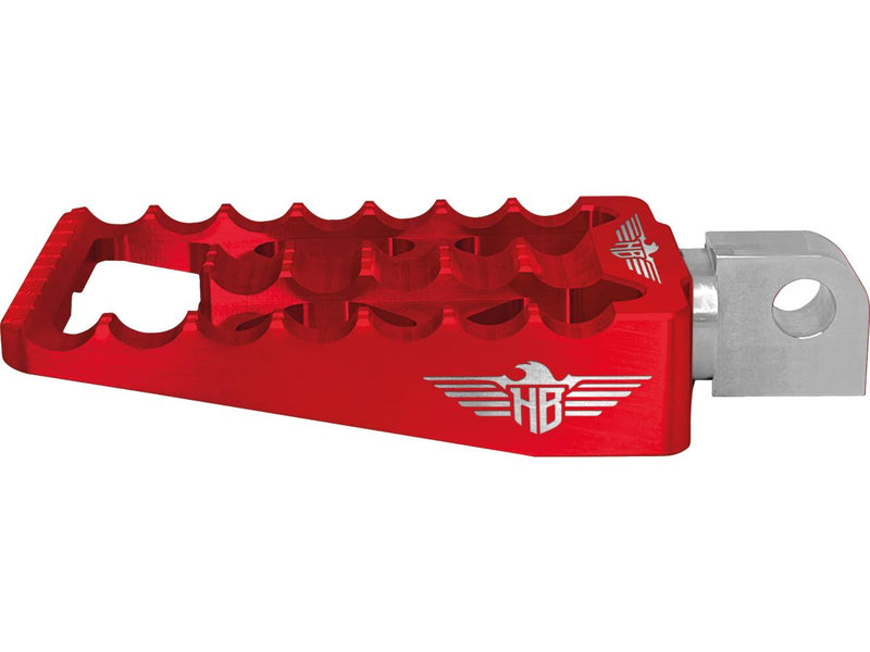 MX V1 Passenger Mount Foot Pegs Red Anodized