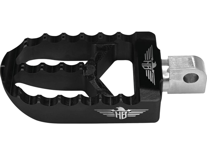 MX V2 Driver Mount Foot Pegs Black Anodized