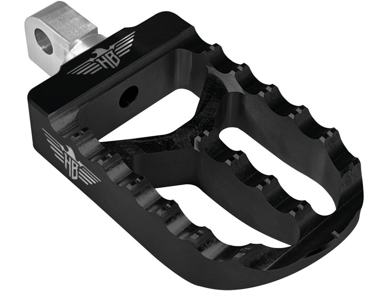 MX V2 Driver Mount Foot Pegs Black Anodized