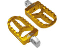 MX V2 Driver Mount Foot Pegs Gold Anodized