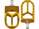 MX V2 Passenger Mount Foot Pegs Gold Anodized