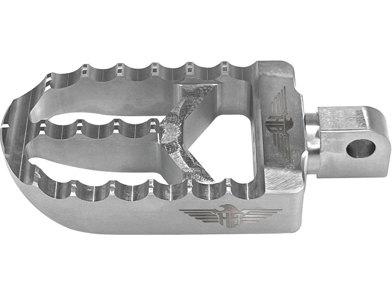 MX V2 Passenger Mount Foot Pegs Silver Anodized