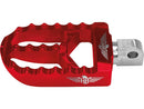 MX V2 Male Mount Foot Pegs Red Anodized
