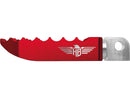 MX V2 Male Mount Foot Pegs Red Anodized