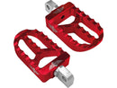 MX V2 Male Mount Foot Pegs Red Anodized