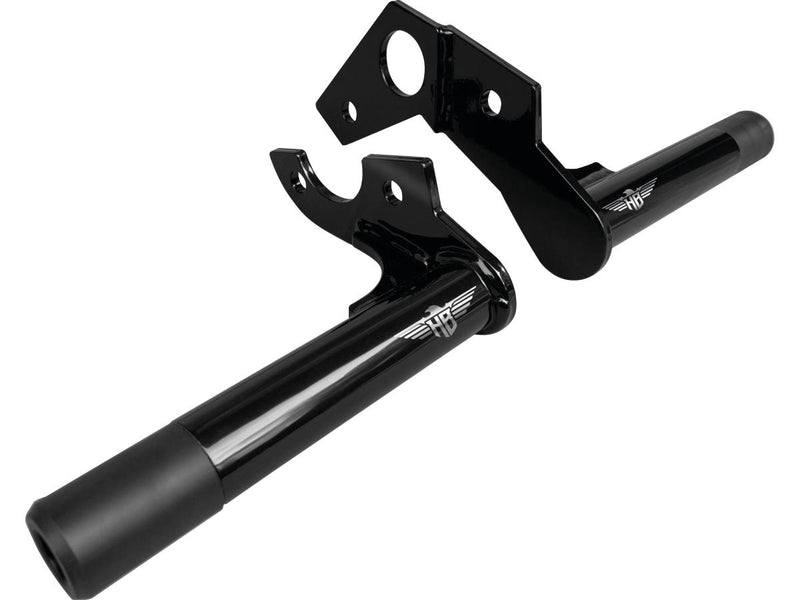 Club-Style Passenger Pegs Crash Bar Gloss Black