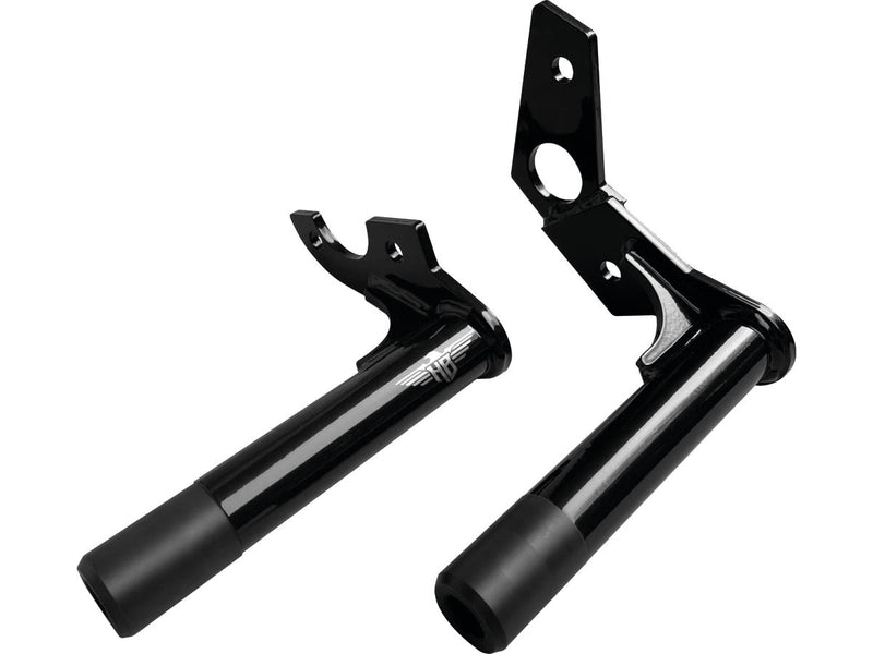 Club-Style Passenger Pegs Crash Bar Gloss Black