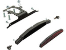 Sportster S Rear Turn Signal Bracket Without Turn Signals Black Powder Coated