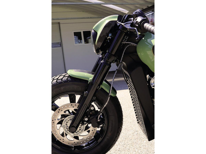 Old School Front Fender Gloss Black For 15-23 Scout