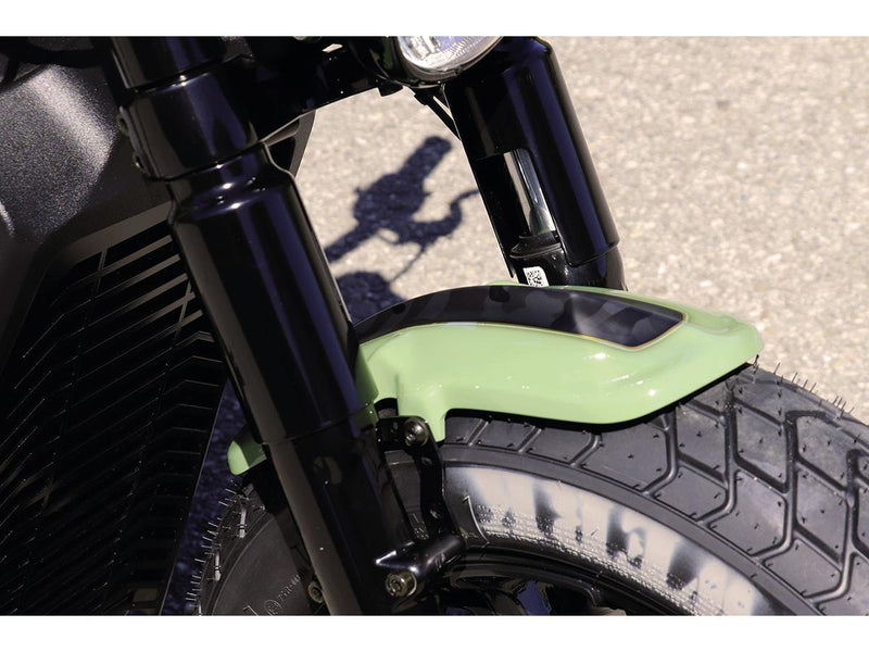 Old School Front Fender Gloss Black For 15-23 Scout
