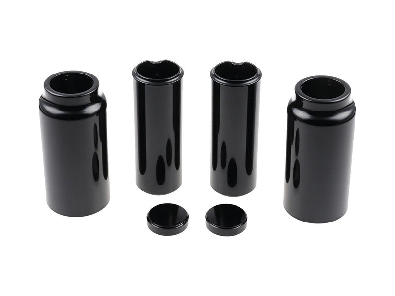 Fork Cover Kit Long Version 6 Pieces Aluminium Black