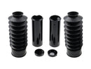 Fork Cover Kit Long Version 6 Pieces Fork Boots Black