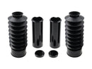 Fork Cover Kit Long Version 6 Pieces Fork Boots Black
