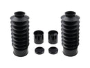 Fork Cover Kit Short Version 6 Pieces Fork Boots Black With CW-Logo