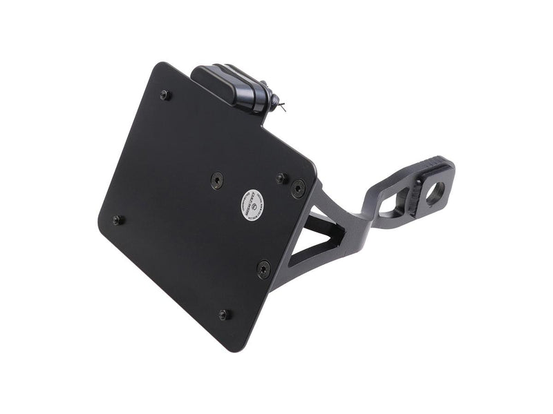 Sidemount License Plate Bracket Kit Black Powder Coated Switzerland 180 x 140mm For 15-23 Scout