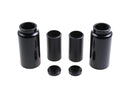Fork Cover Kit Middle Version 6 Pieces Aluminium Black