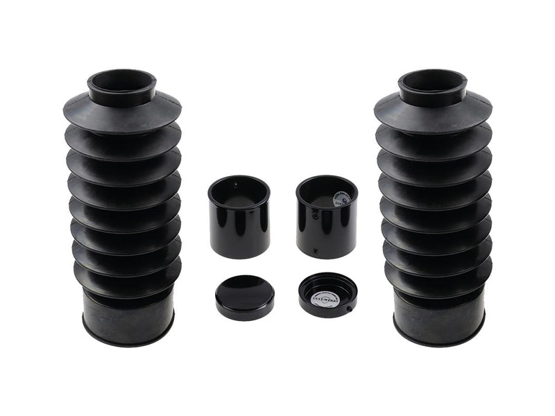 Fork Cover Kit Middle Version 6 Pieces Fork Boots Black