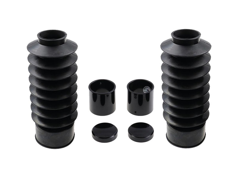 Fork Cover Kit Middle Version 6 Pieces Fork Boots Black