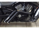 Firestarter Exhaust System Polished Smooth Heat Shield Polished Smooth End Cap Black - 2.5 Inch