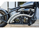 Rainbow V2 Exhaust System Without Heat Shield Polished Smith & Listen End Cap Black - 2.5 Inch