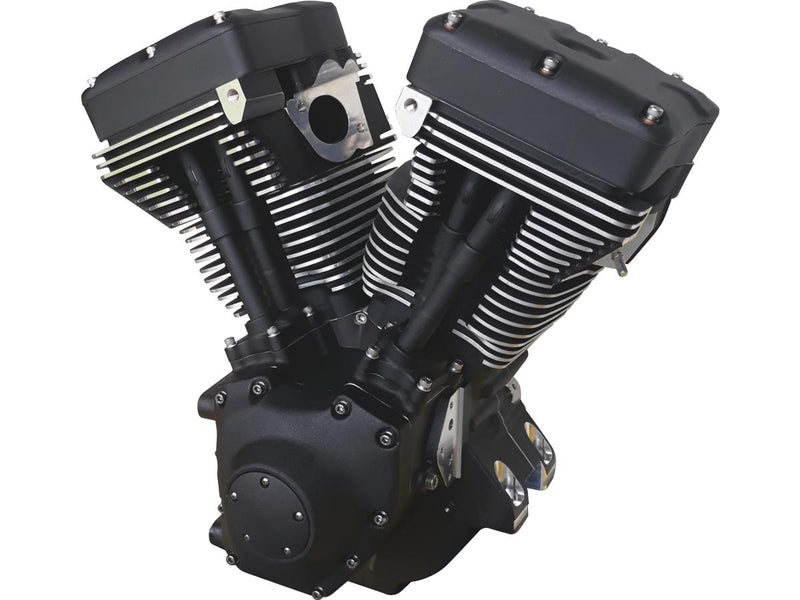 Competition Series Twin Cam 100" Blackout Engine Black Powder Coated