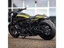 Side Mount License Plate Kit German Specification 180x200mm Black Anodized For 21-23 Sportster S RH1250S