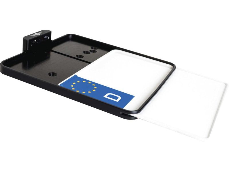 Side Mount License Plate Kit Italy Specification 177x177mm Black Anodized For 21-23 Sportster S RH1250S